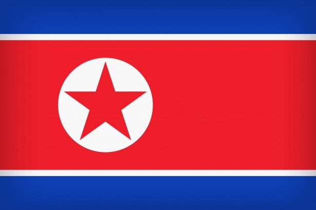 Bandeira da Coreia do norte