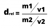 Fórmula 2 densidade relativa