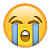 Emoji chorando