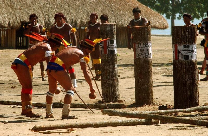 ritual dos índios kayamurá